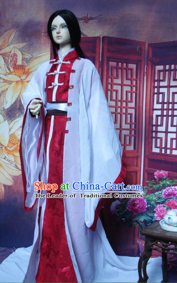 Ancient Han Chinese Clothing Complete Set for Men Boys Adults Kids
