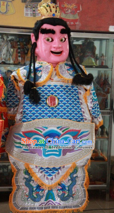 Top Handmade Adult Human Size Taiwan Dianyin Prince Puppet Props Costumes Decorations Display Parade