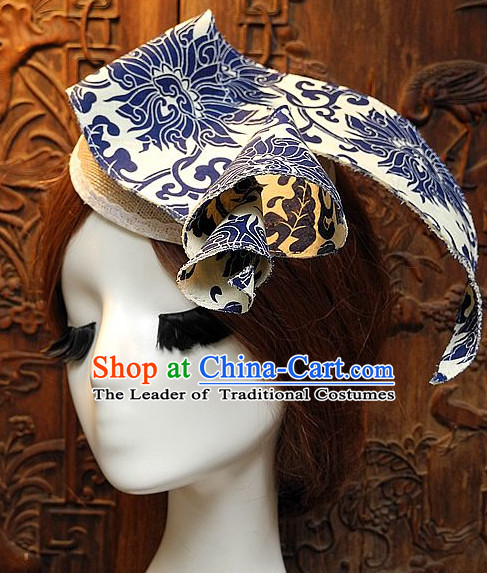 Top Imperial Royal Handmade Flower Decoration Hat for Ladies