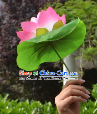 Chinese Lotus Flower Dance Props for Kids