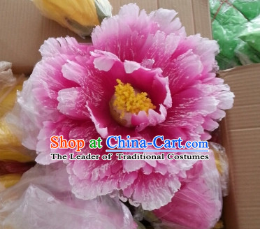 0.4 Meter Chinese Peony Flower Dance Props for Adults or Kids