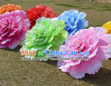 0.6 Meter Large Chinese Peony Flower Dance Props for Adults or Kids