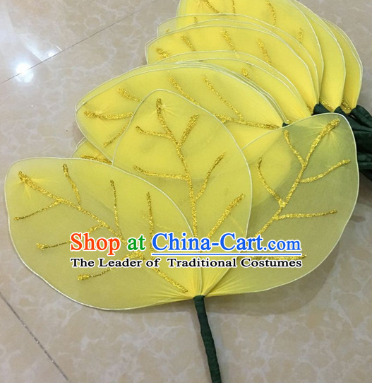 Big Yellow Leaf Stage Performance Dance Props