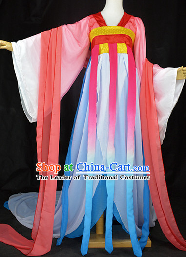 Chinese Traditional Palace Dancer Classical Dance Costume Complete Set for Women