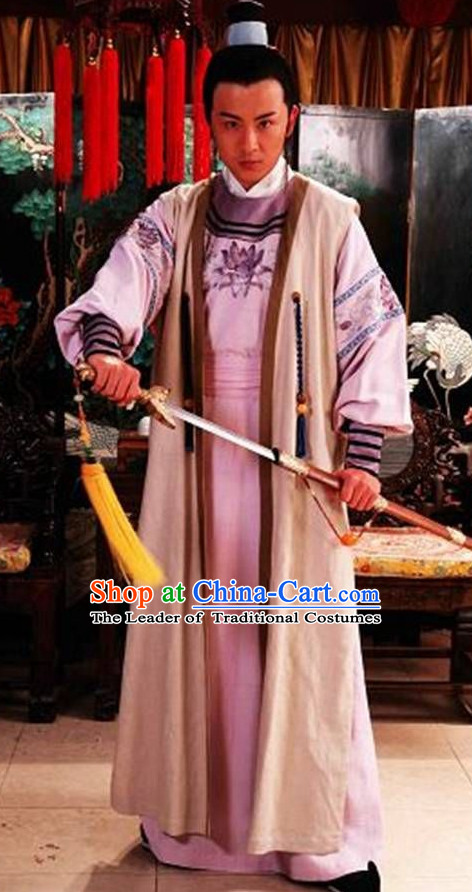 Traditional Chinese Ancient Prince Costumes Complete Set