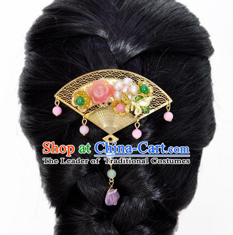 Chinese Traditional Ancient Imperial Hair Sticks Hair Ornaments Chopsticks Gold Hair Pins Hairsticks Oriental Asian Head Jewellery Hair Clips Hair pIeces Hair Style