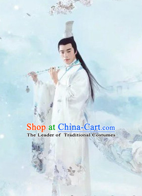 Ancient Chinese Men Clothes Complete Set