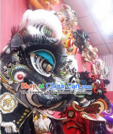 Ancient Chinese Style Fut San Southern Lion Dance Equipments Complete Set
