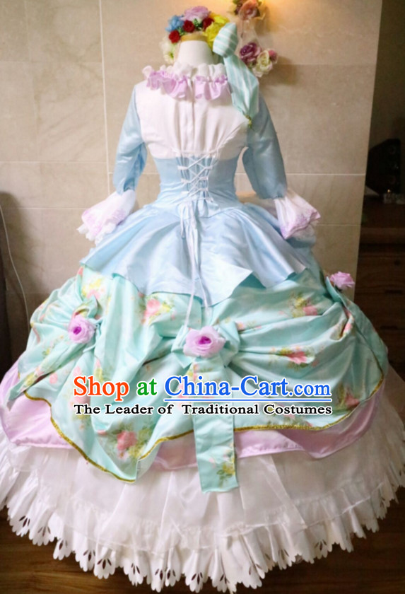 Custom Made Cosplay Costumes and Headdress Complete Set for Women or Girls