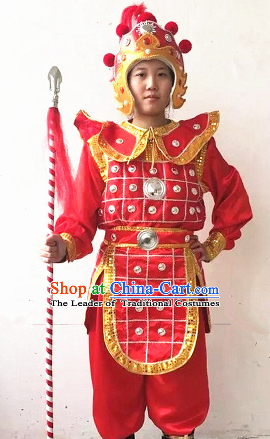 Chinese Beijing Opera Costumes Peking Opera Hua Mulan Costume Complete Set for Women