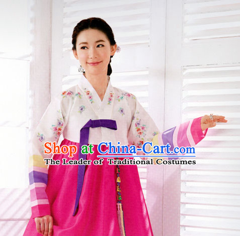 South Korean Embroidered Clothing Traditional Korean Dress Traditional National Costume