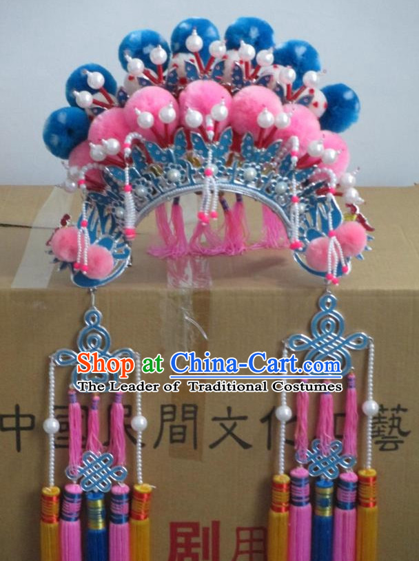 Top Traditional Chinese Opera Phoenix Coronet Hat Props for Adults and Children