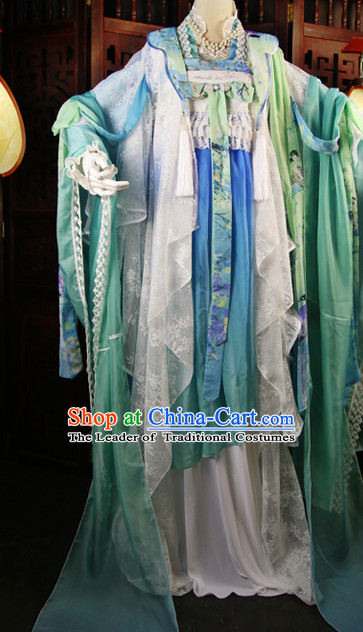 Chinese Imperial Princess Clothing Cosplay Dresses National Costume Traditional Chinese Clothing Attire Complete Set