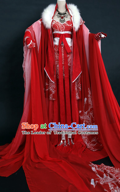 Chinese Imperial Clothing Cosplay Dresses National Costume Traditional Chinese Clothing Attire Complete Set