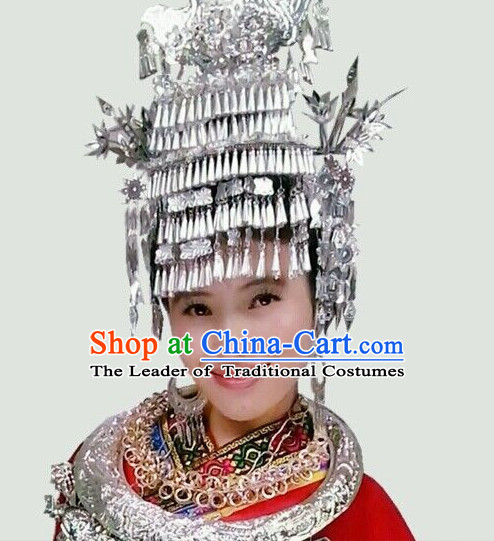 Chinese Ethnic Handmade Miao Hat for Women