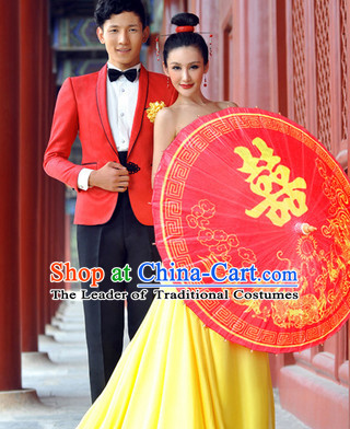 Asian Dance Umbrella China Handmade Double Happiness Wedding Umbrellas Stage Performance Umbrella Dance Props