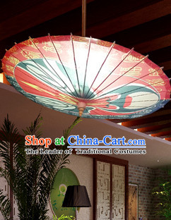 Asian Dance Umbrella China Handmade Opera Masks Umbrellas Stage Performance Umbrella Dance Props