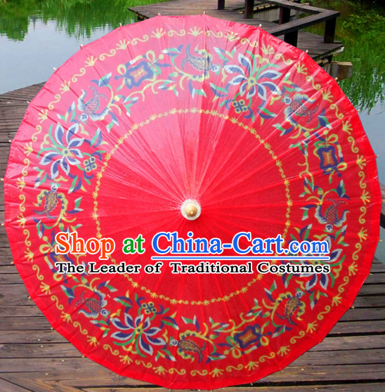 Asian Dance Umbrella China Handmade Classical Wedding Umbrellas Stage Performance Umbrella Dance Props