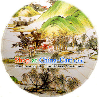 Asian Dance Umbrella Chinese Handmade Umbrellas Stage Performance Umbrella Dance Props
