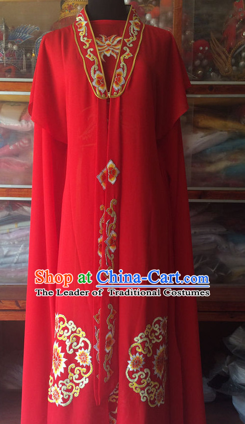 China Beijing Opera Men Wedding Dresses Embroidered Robe Stage Costumes Complete Set