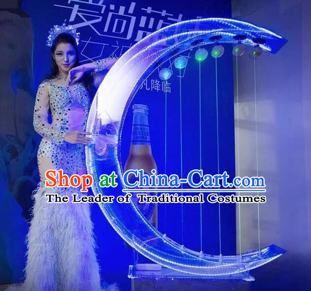 Giant Chinese Stage Performance Harp Dance Props Dancing Props