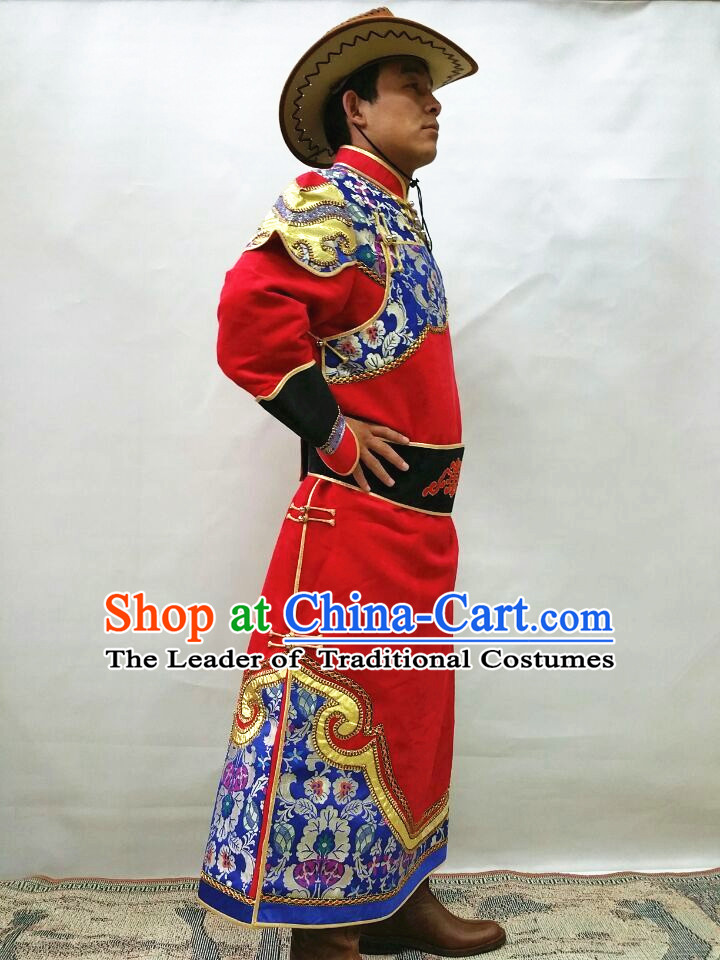 Mongolian Minority Mongol Dress Mongolia Minority Dresses Ethnic Mongolian Costume Complete Set