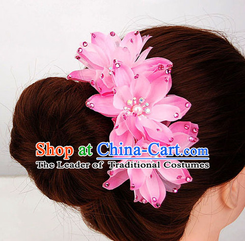 Traditional Chinese Flower Hair Decorations