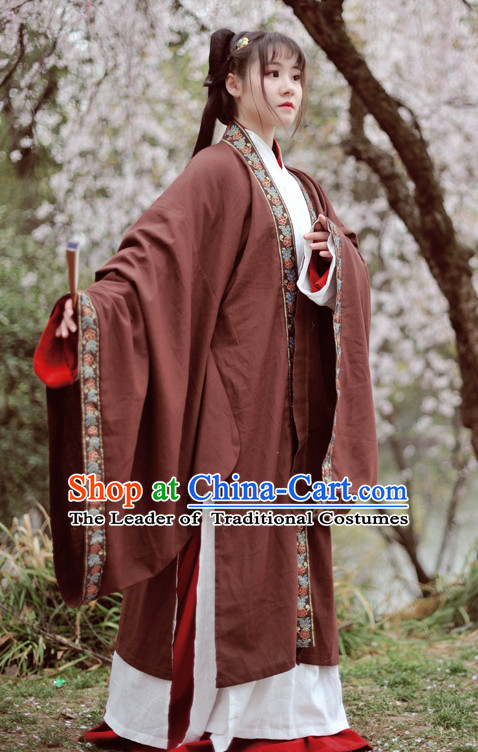 Chinese Han Dynasty White Hanfu Drama Performance Festival Celebration China Film Beauty Dress Rental Garment and Headpieces
