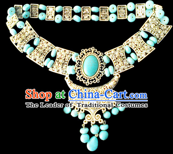 Traditional Chinese Mongolian Empress Necklace