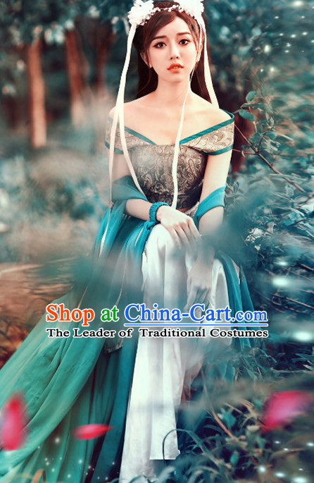 Traditional Chinese Ancient Clothing Han Fu Dresses Beijing Classical China Cosplay Clothing for Women