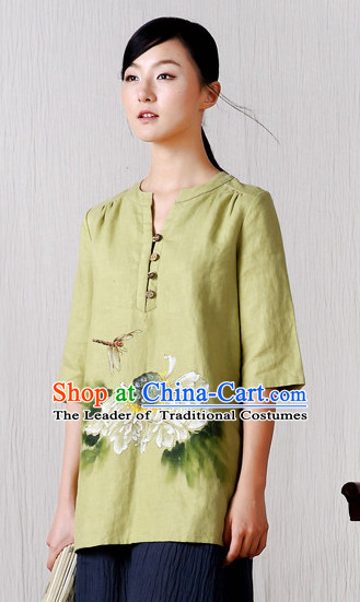Top Chinese Classical Mandarin Blouse for Ladies