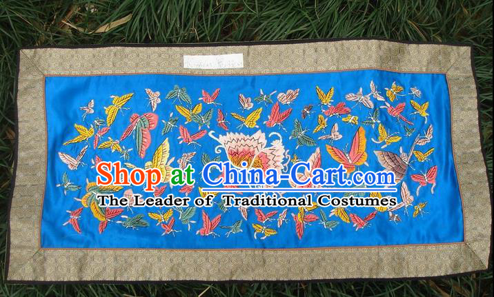Traditional Chinese Miao Nationality Classic Hand Made Embroidery Flake- One Hundred of Butterflies