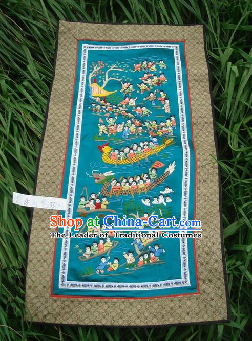 Traditional Chinese Miao Nationality Classic Hand Made Embroidery Flake-One Hundred of Children