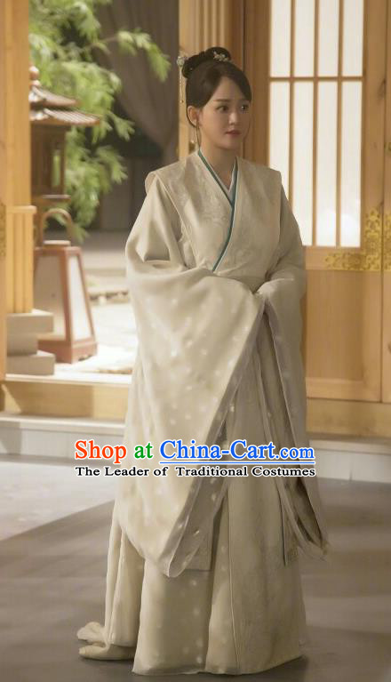 Traditional Chinese Sui Dynasty Imperial Empress Embroidered Costume, Asian China Ancient Queen Dress Clothing Complete Set