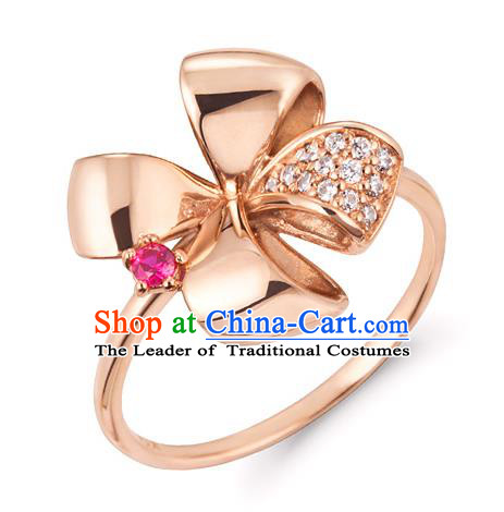Traditional Korean Accessories Asian Korean Fashion Wedding 14K Gold Rings for Women