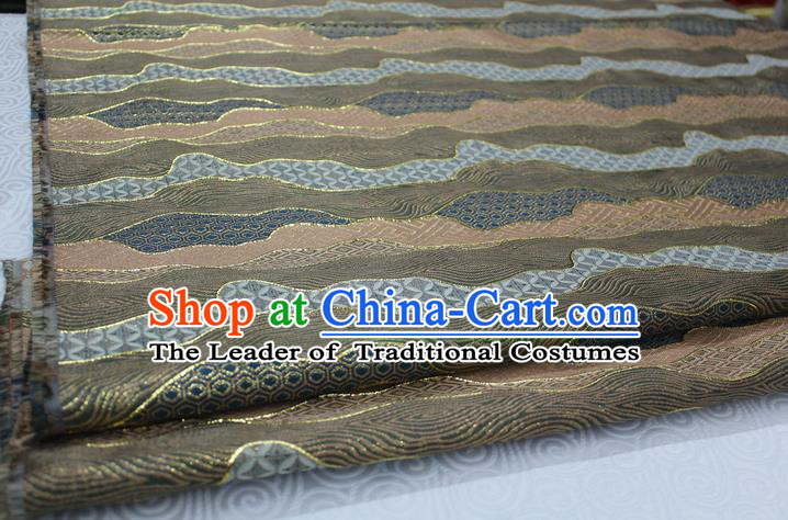 Chinese Traditional Palace Pattern Tang Suit Cheongsam Brocade Fabric, Chinese Ancient Costume Hanfu Satin Material