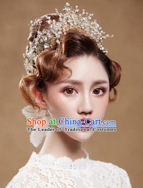 Chinese Traditional Bride Hair Jewelry Accessories Wedding Hair Clasp  for Women