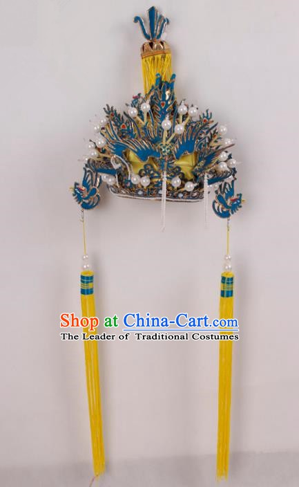Asian Chinese Beijing Opera Imperial Empress Phoenix Coronet, Traditional China Peking Opera Actress Headwear