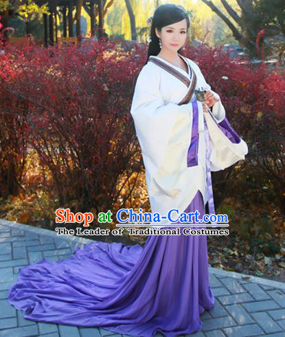 Traditional Ancient Chinese Imperial Consort Costume, Chinese Han Dynasty Noble Lady Dress, Chinese Imperial Princess Hanfu Clothing for Women