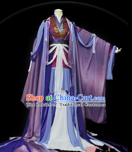 Traditional Asian Chinese Ancient Nobility Childe Costume, Elegant Hanfu White Dress, Chinese Imperial Prince Embroidered Clothing, Chinese Cosplay Swordsman Costumes for Men