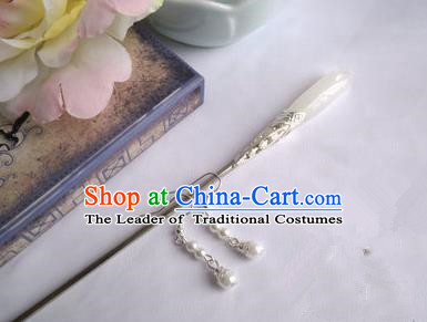 Traditional Handmade Chinese Ancient Classical Hair Accessories Hairpin, Michelia Alba Hair Claws for Women