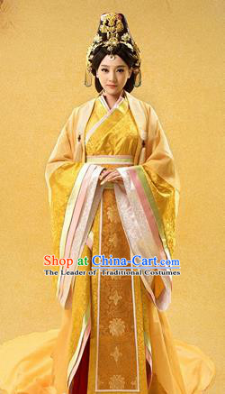 Traditional Ancient Chinese Imperial Consort Costume, Chinese Han Dynasty Lady Dress, Cosplay Chinese Imperial Concubine Clothing Hanfu for Women