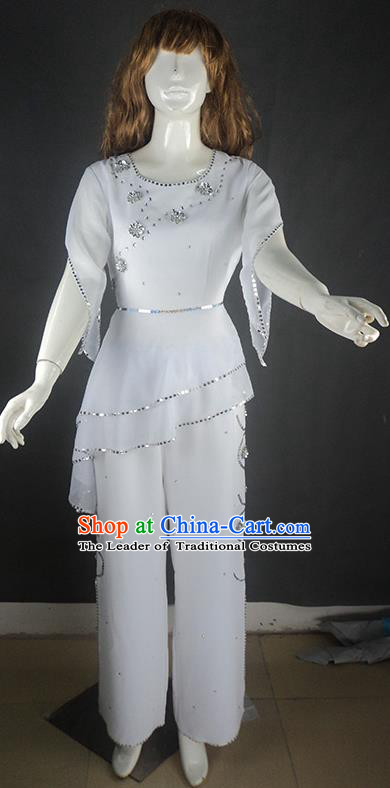 Traditional Chinese Yangge Fan Dance Costume