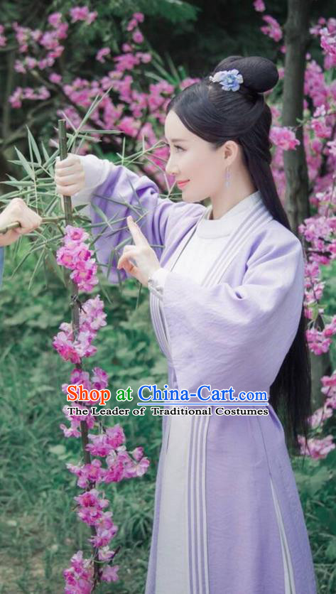 Traditional Ancient Chinese Imperial Princess Costume, Chinese Qing Dynasty Manchu Palace Nobility Lady Dress, Chinese Legend of Dragon Ball Mandarin Fermale Robes, Ancient China Aristocratic Miss Clothing for Womenn