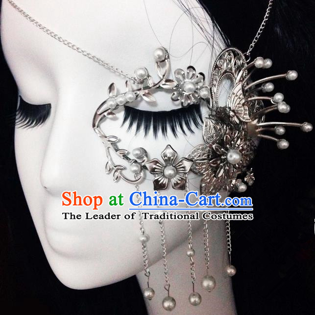 Traditional Handmade Chinese Ancient Classical Accessories, Chinese Mask Beads Tassel Jewellery Hanfu Accessories for Women