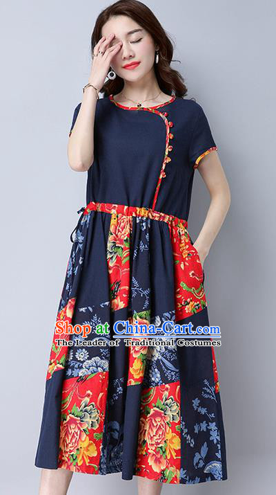 Traditional Ancient Chinese National Costume, Elegant Hanfu Mandarin Qipao Dress, China Tang Suit Chirpaur Cheongsam Upper Outer Garment Elegant Dress Clothing for Women