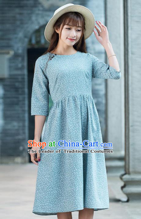 Traditional Ancient Chinese National Costume, Elegant Hanfu Mandarin Qipao Slant Opening Dress, China Tang Suit Chirpaur Upper Outer Garment Elegant Dress Clothing for Women