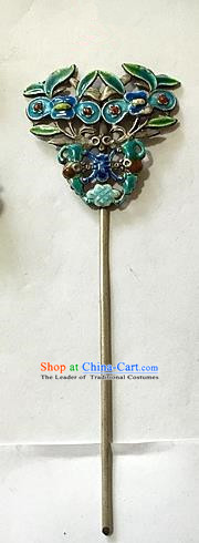 Traditional Handmade Chinese Ancient Classical Hair Accessories Blueing Barrettes Hairpins, Hair Sticks Jewellery for Women