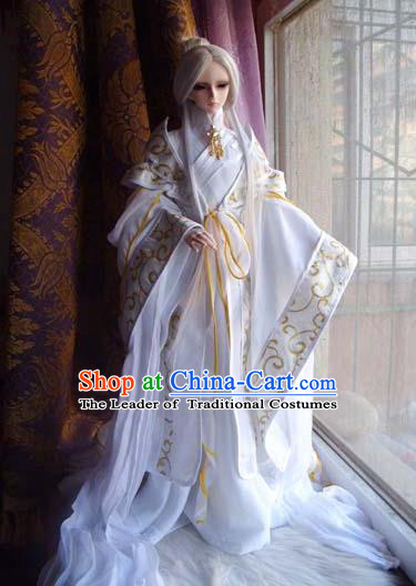 Traditional Ancient Royal Highness Costumes Complete Set, China Ancient Cosplay Swordsman Clothing Chivalrous Expert Outfit for Men for Kids