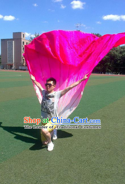 Traditional Chinese Fans Oriental Peony Flowers Large Folding Fan Folk Dance Cultural Yangko Dance Hand Fan